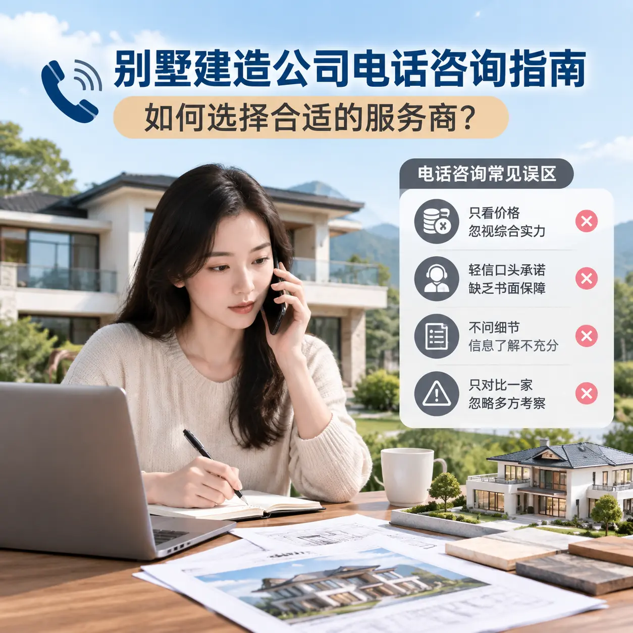 别墅建造公司电话咨询指南,如何选择合适的服务商?
