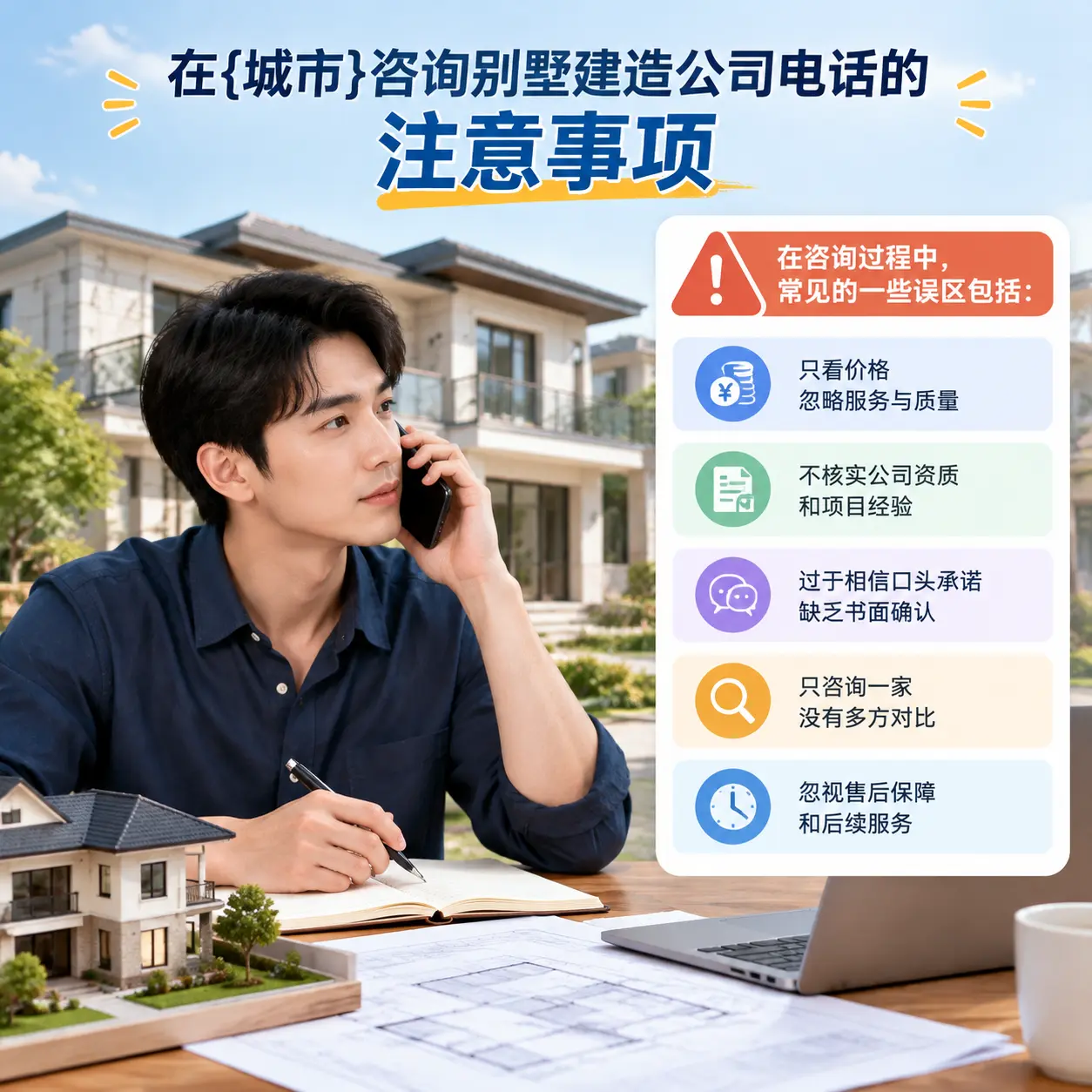 在凯里咨询别墅建造公司电话的注意事项