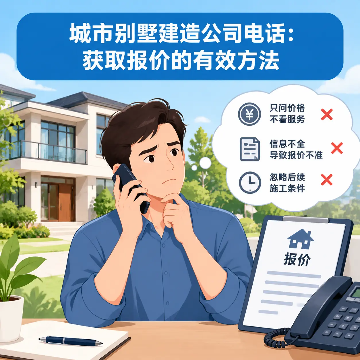 凯里别墅建造公司电话：获取报价的有效方法