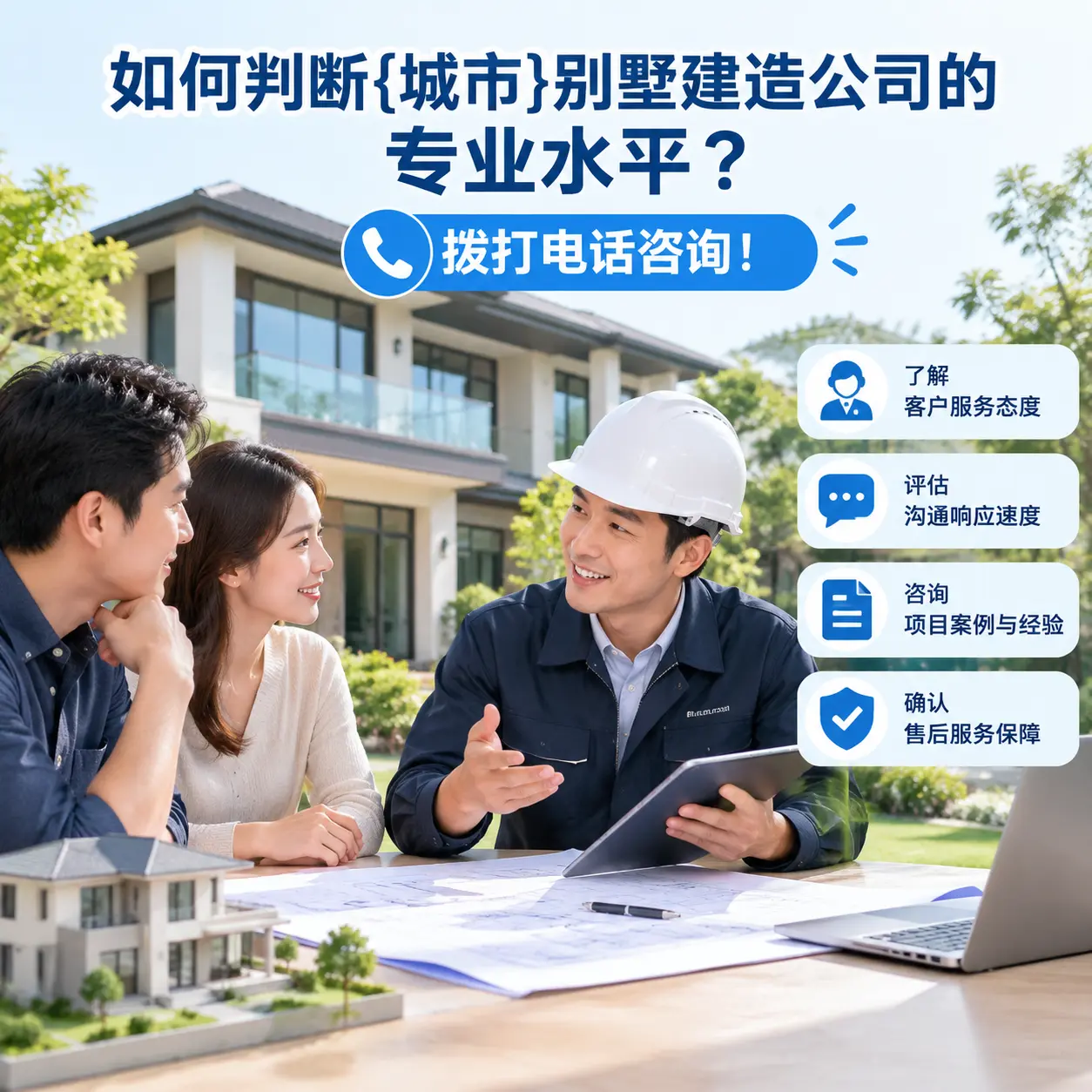 如何判断凯里别墅建造公司的专业水平？拨打电话咨询！